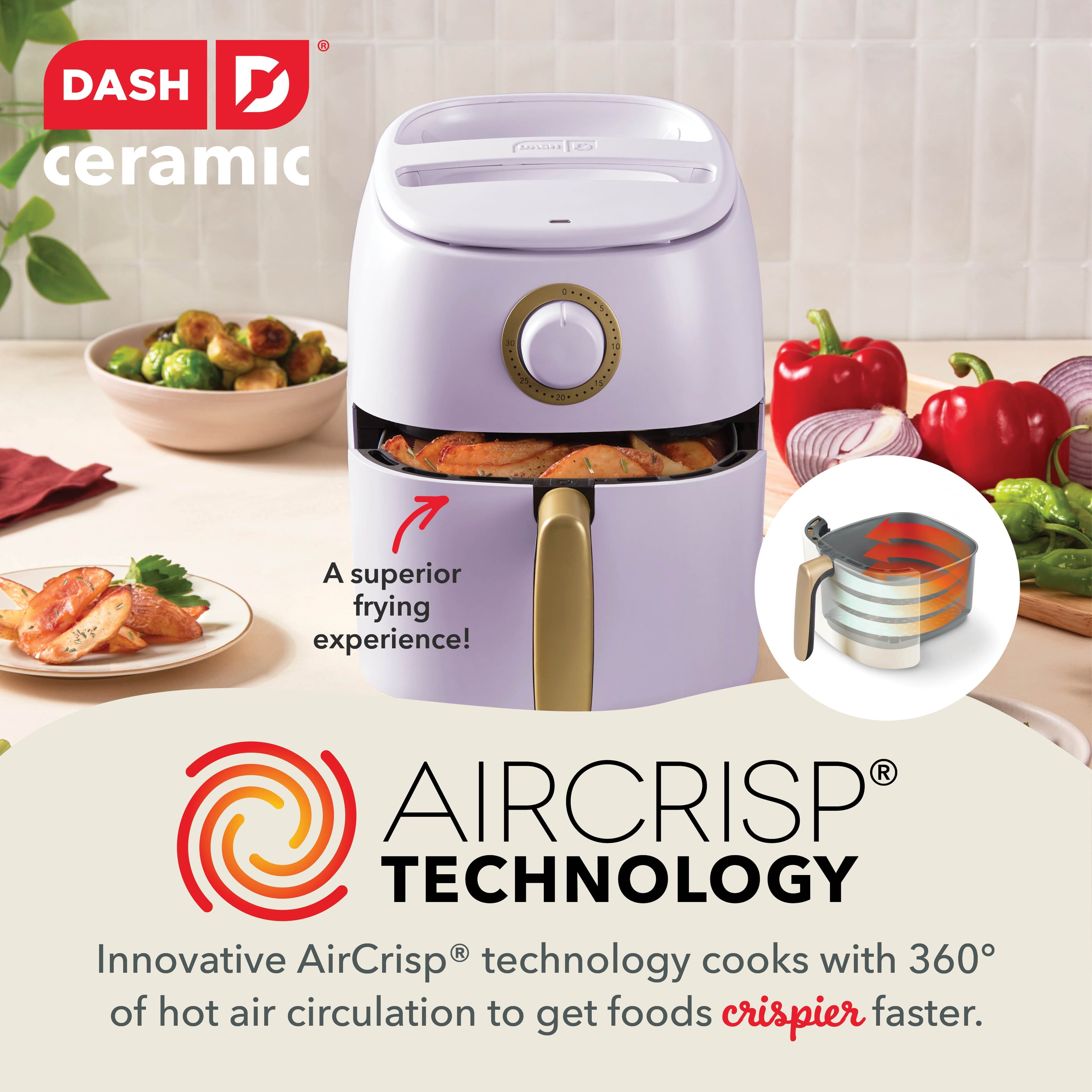 Ceramic Tasti-Crisp Express Air Fryer 2.6QT