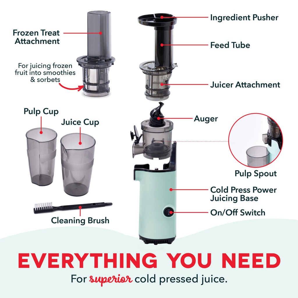 Compact Cold Press Power Juicer