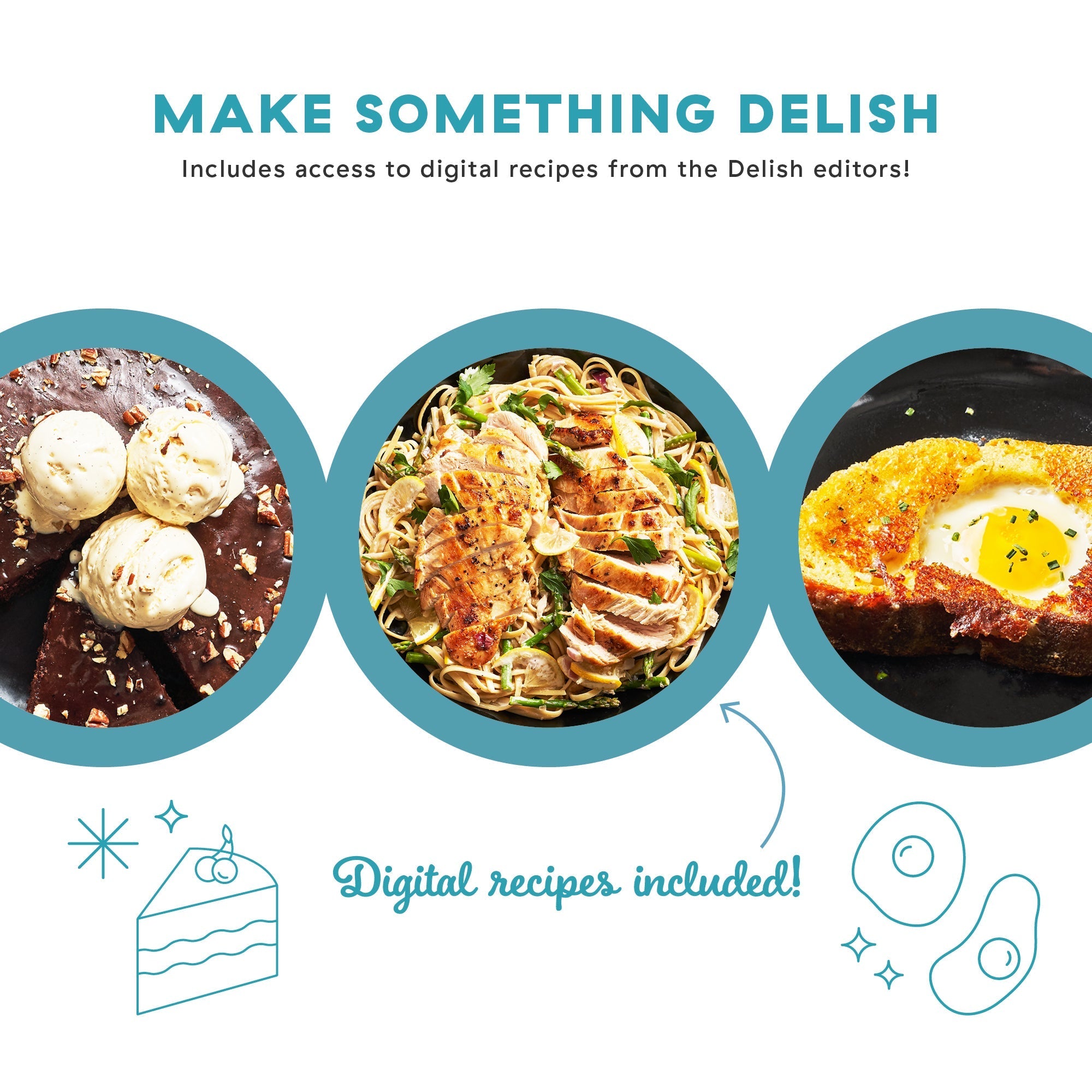 Delish by Dash 8" Lightweight Cast Iron Skillet