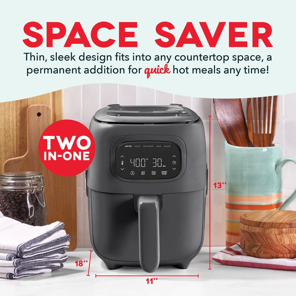 Flip & Fry™ Digital 2-in-1 Grill + Air Fryer