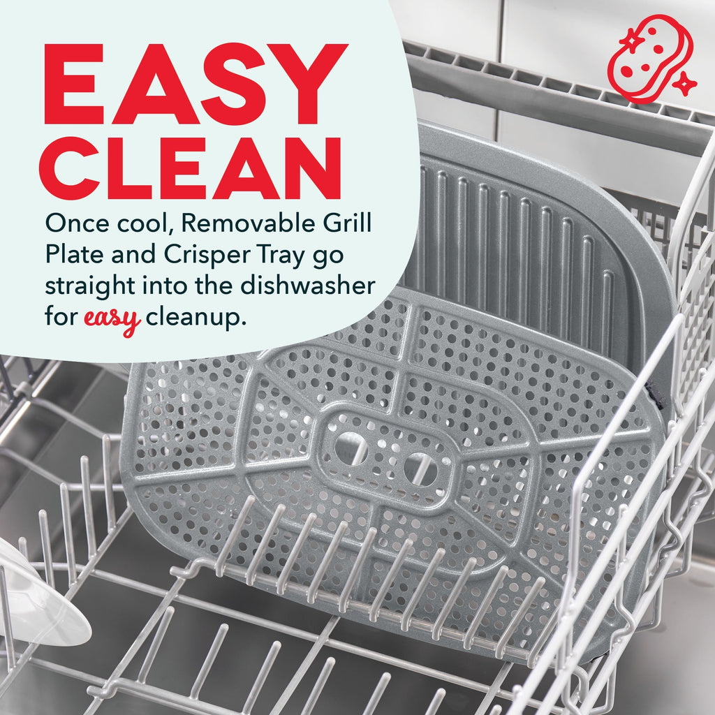 Flip & Fry™ Digital 2-in-1 Grill + Air Fryer