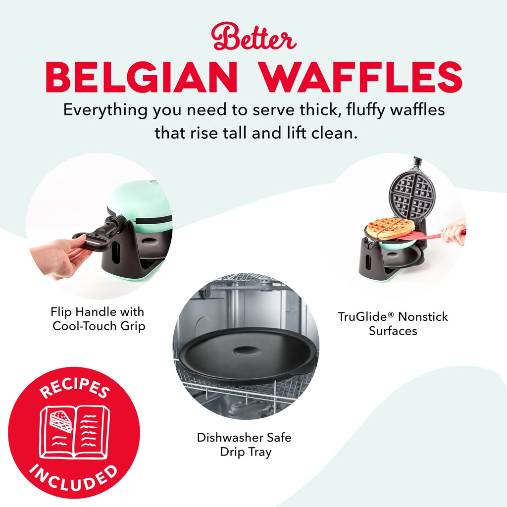 Flip Belgian Waffle Maker