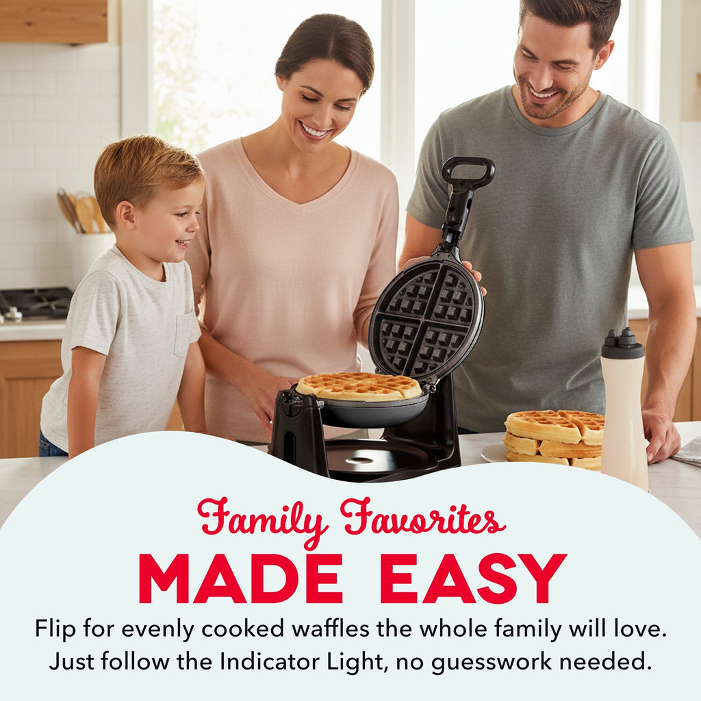Flip Belgian Waffle Maker
