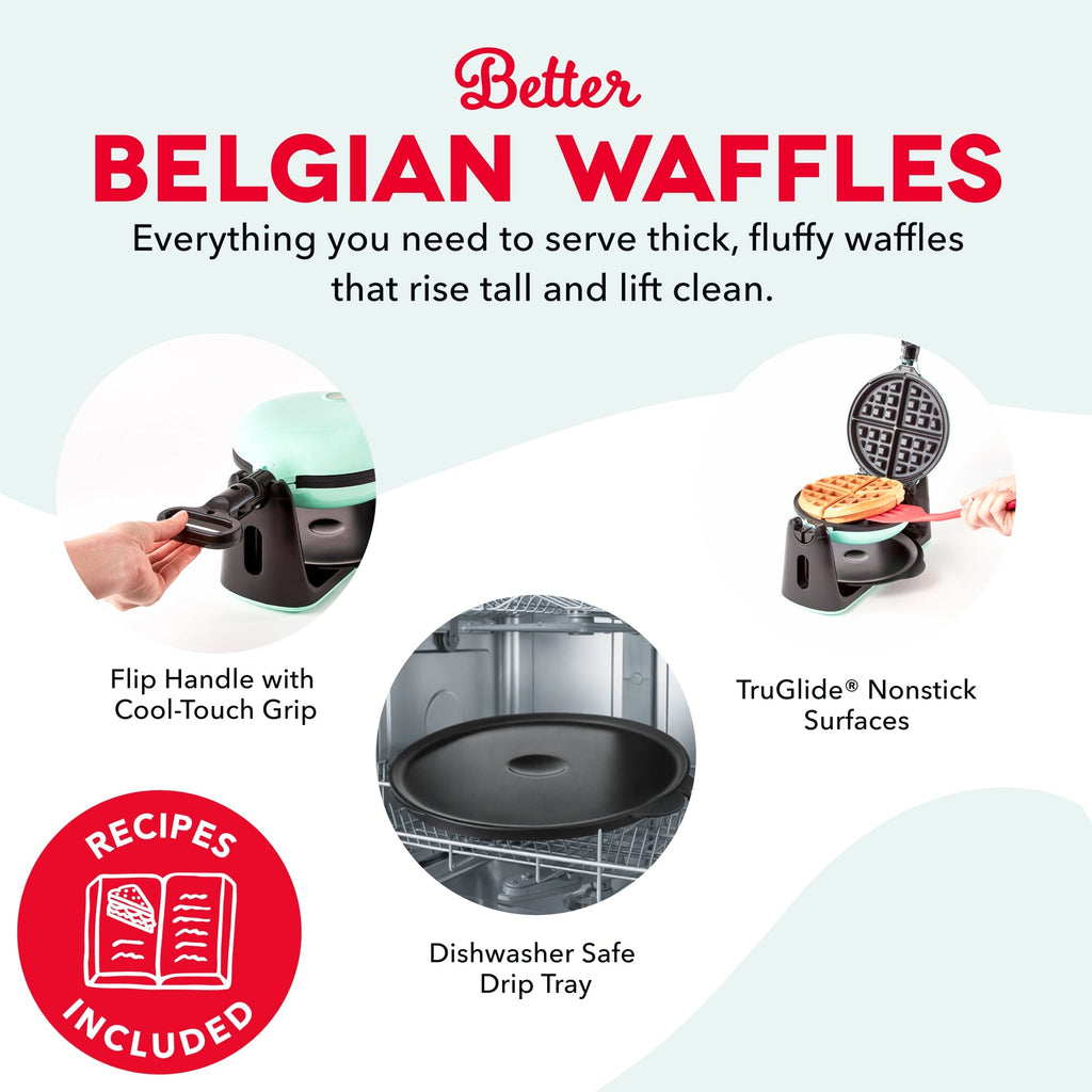 Flip Belgian Waffle Maker