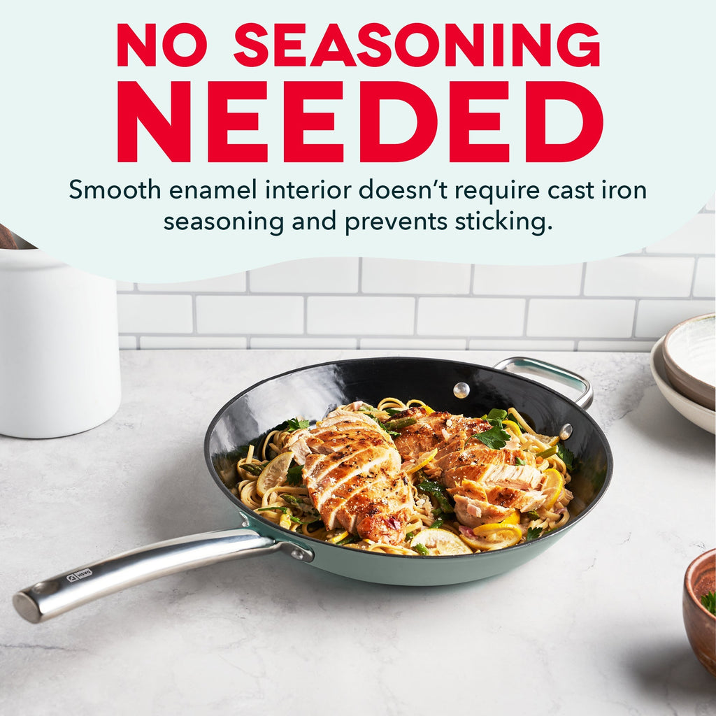 Lightweight Cast Iron Nonstick Pans