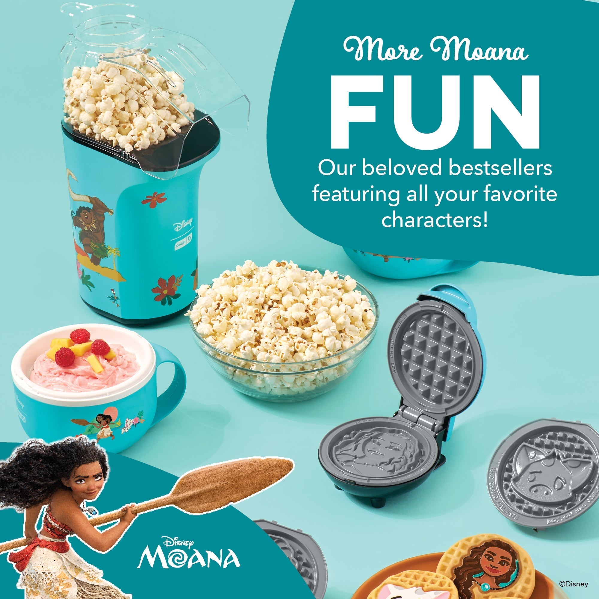 Moana Mini Waffle Maker