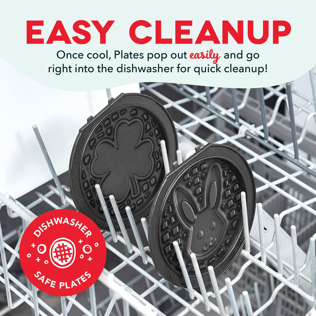 MultiMaker® Mini System with Removable Plates: Waffle & Griddle