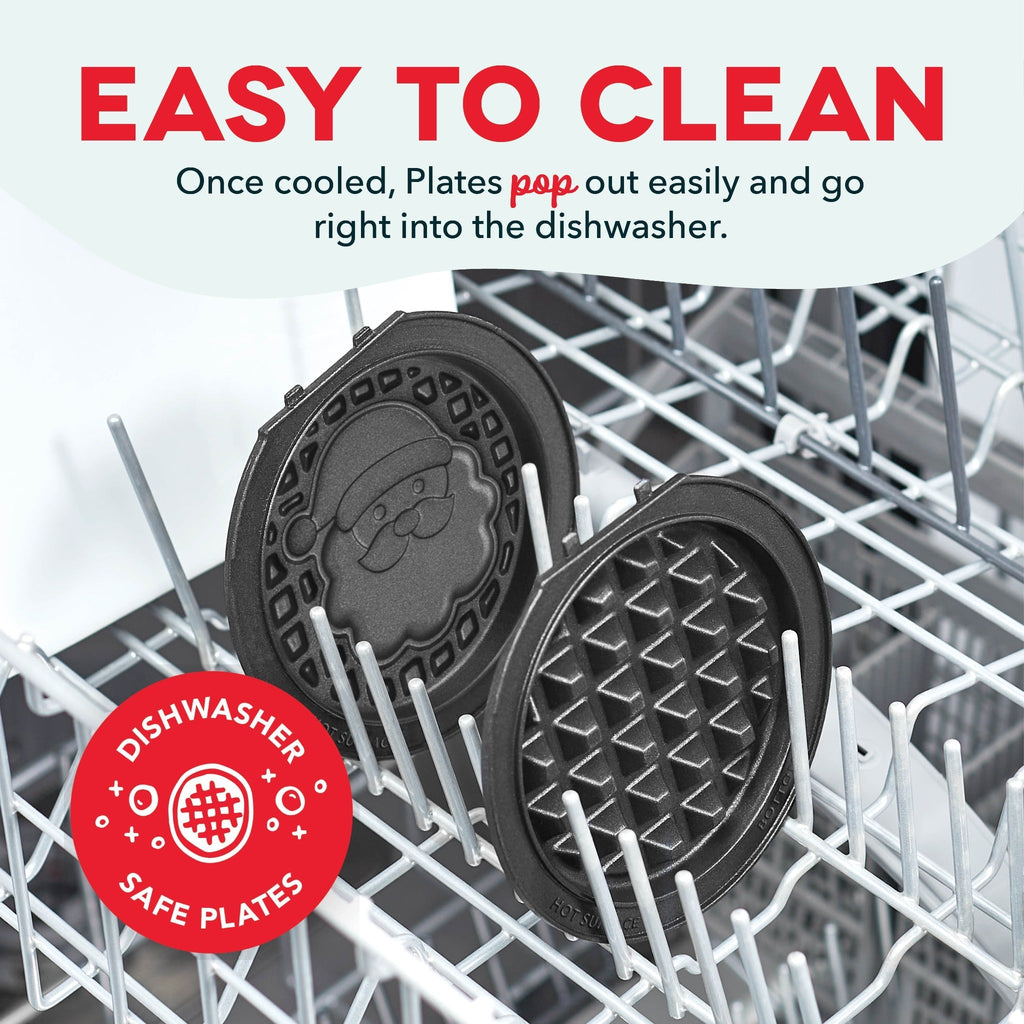MultiMaker® Mini System with Removable Plates: Waffle & Griddle