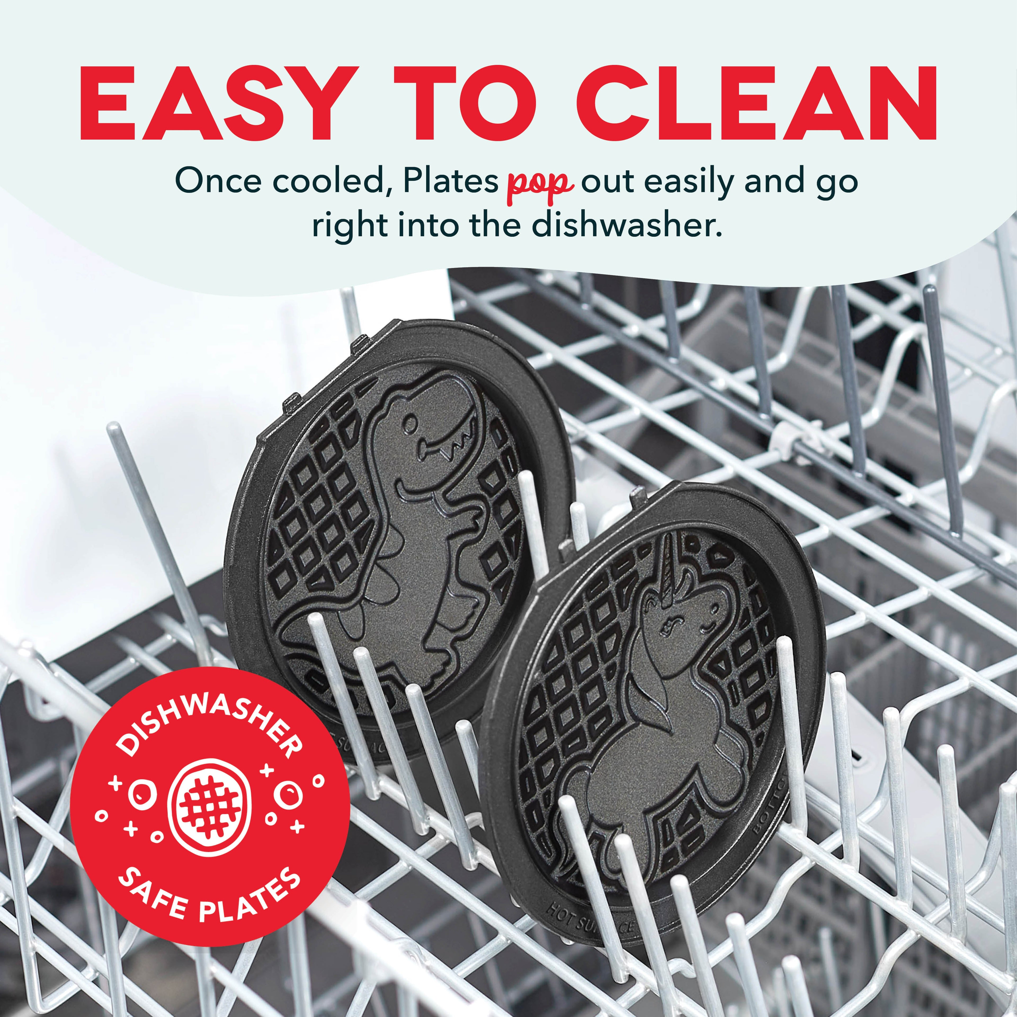 MultiMaker® Mini System with Removable Plates: Waffle & Griddle